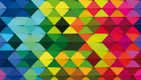 Vibrant Tiled Spectrum Design wallpaper