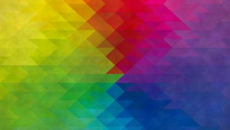 Vibrant Geometric Color Spectrum Design wallpaper