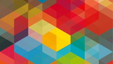Vibrant Geometric Abstract Mosaic Art wallpaper