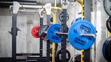 Fitness Equipment in a Modern Gym Setting wallpaper