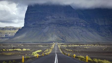 Winding Path Through Majestic Canyons wallpaper