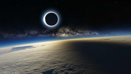 Celestial Wonders Above Earth wallpaper
