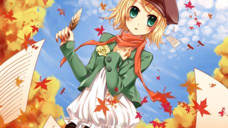 Autumn Awakening in Anime Art wallpaper