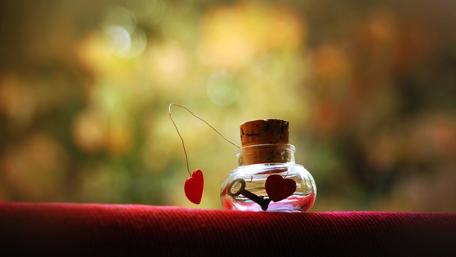 Love in Captivity with a Hidden Key wallpaper