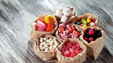 Colorful Assortment of Candy Treats for Sweet Lovers wallpaper