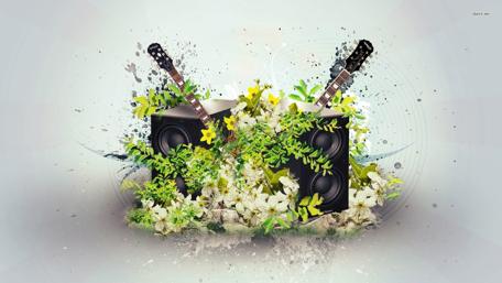 Melodic Fusion of Nature and Sound wallpaper