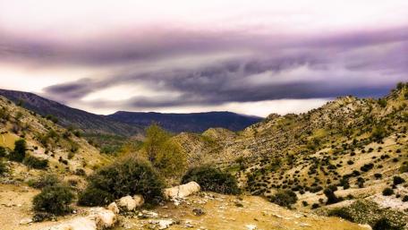 Majestic Mountain Landscape with Dramatic Skies wallpaper