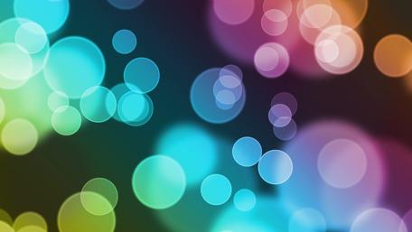 Colorful Glare Abstract Circles Wallpaper wallpaper