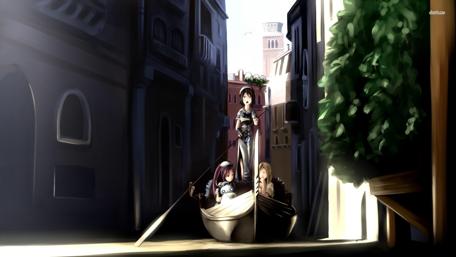 Tranquil Journey Through Enchanted Canals wallpaper
