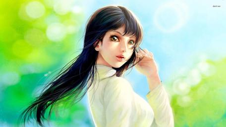 Ethereal Beauty in Anime Pastel Dream wallpaper