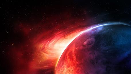 Cosmic Journey Through Vibrant Nebulae wallpaper