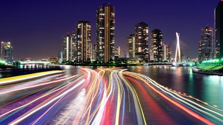 Neon Dreams of a City Nightlife wallpaper