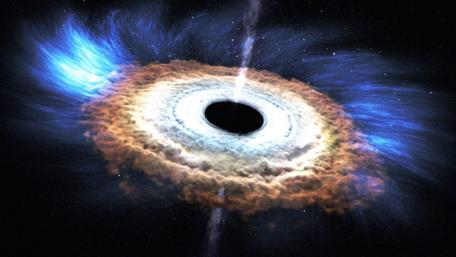 Cosmic Enigma of the Black Hole wallpaper