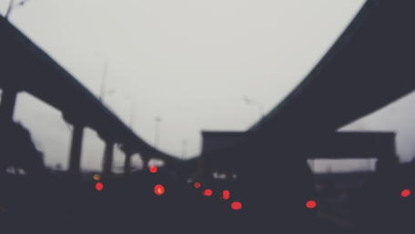 Urban Roads and Car Trails Blur Effect wallpaper