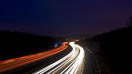 Rush of Life at Nighttime wallpaper