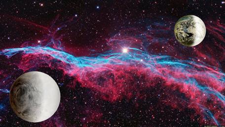 Galactic Beauty of Distant Worlds wallpaper