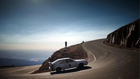 Rally Adventure on a Mountain Road wallpaper