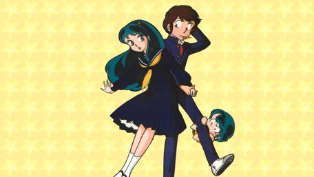Lum and Ataru's Cosmic Adventures in Love and Mischief wallpaper
