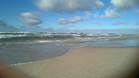 Tranquil Baltic Sea Shoreline View wallpaper