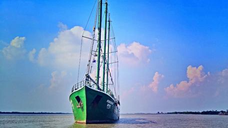 Sailing into Serenity wallpaper