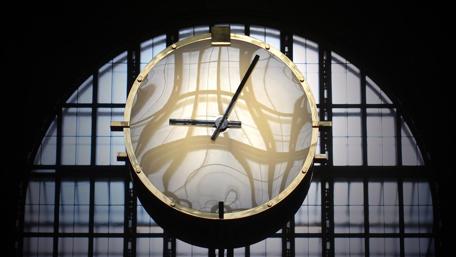 Huge clock wallpaper