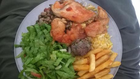 Delicious Plate of Comfort Food wallpaper