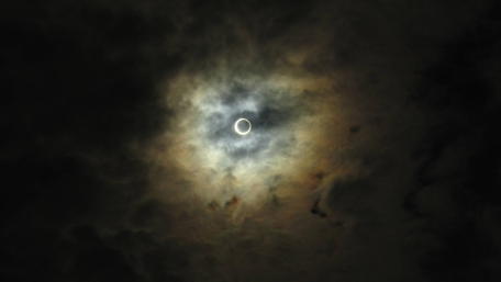 Celestial Wonders of an Eclipsed Moon wallpaper