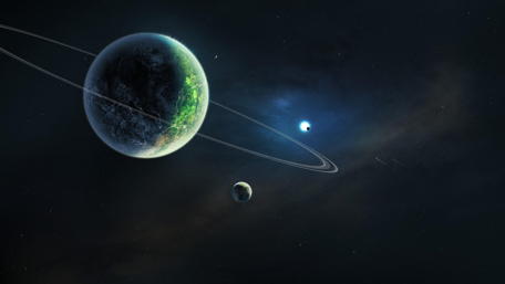 Alien Planets and Celestial Wonders wallpaper