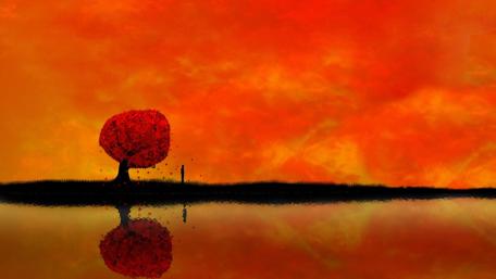 Eternal Autumn Serenity wallpaper