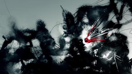 Mystical Fusion of Shadows and Light wallpaper