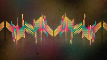 Vibrant Geometric Harmony wallpaper