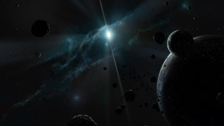 Fantasy space art wallpaper