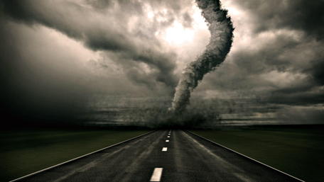 Whirling Fury of Nature's Power wallpaper