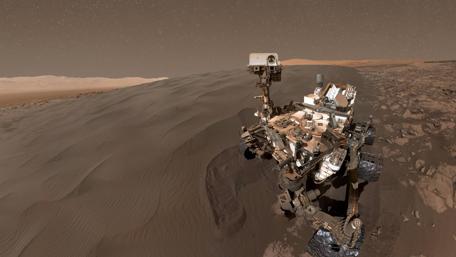 Mars Rover Exploring the Red Planet wallpaper
