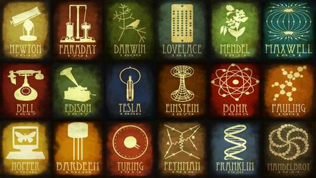 Tribute to Scientific Pioneers wallpaper