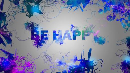 Be Happy Amidst a Cosmic Splendor wallpaper