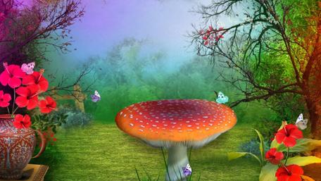 Enchanting Fantasy Dreamland Wallpaper wallpaper