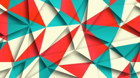 Vibrant Geometric Prism Design For Modern Spaces wallpaper