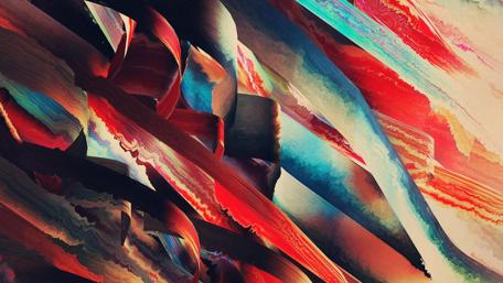 Dynamic Tides of Colorful Abstraction wallpaper