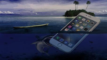 Shark Attack on iPhone Adventure! wallpaper