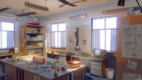 Inventor's Dream Workshop wallpaper