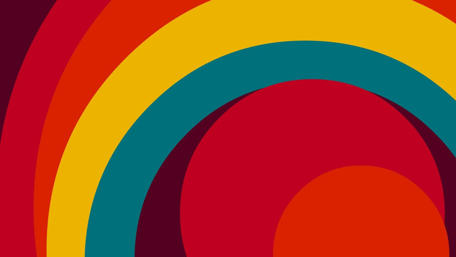 Colorful Geometric Waves Create Vibrant Energy and Warmth in Your Space wallpaper
