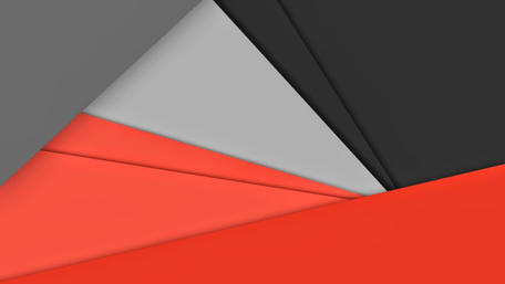 Modern Geometric Layers in Bold Colors wallpaper