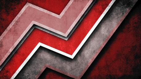 Vibrant Angles of Red and Gray wallpaper