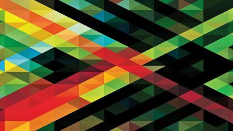 Vibrant Geometric Color Fusion wallpaper