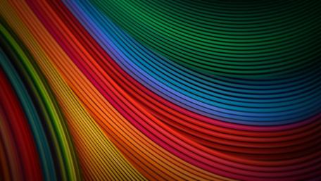 Vibrant Waveforms in Abstract Harmony wallpaper