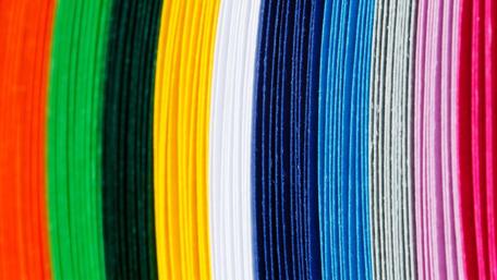 Vibrant Layers of Colorful Stripes wallpaper