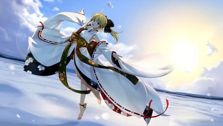 Winter Dance of the Fabled Saber wallpaper