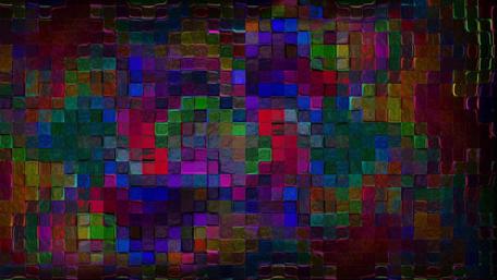 Vibrant Mosaic of Colorful Abstract Art wallpaper