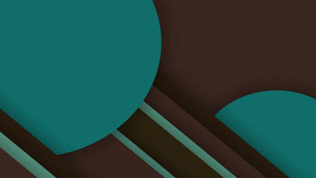 Elegant Geometric Abstraction in Teal and Brown wallpaper